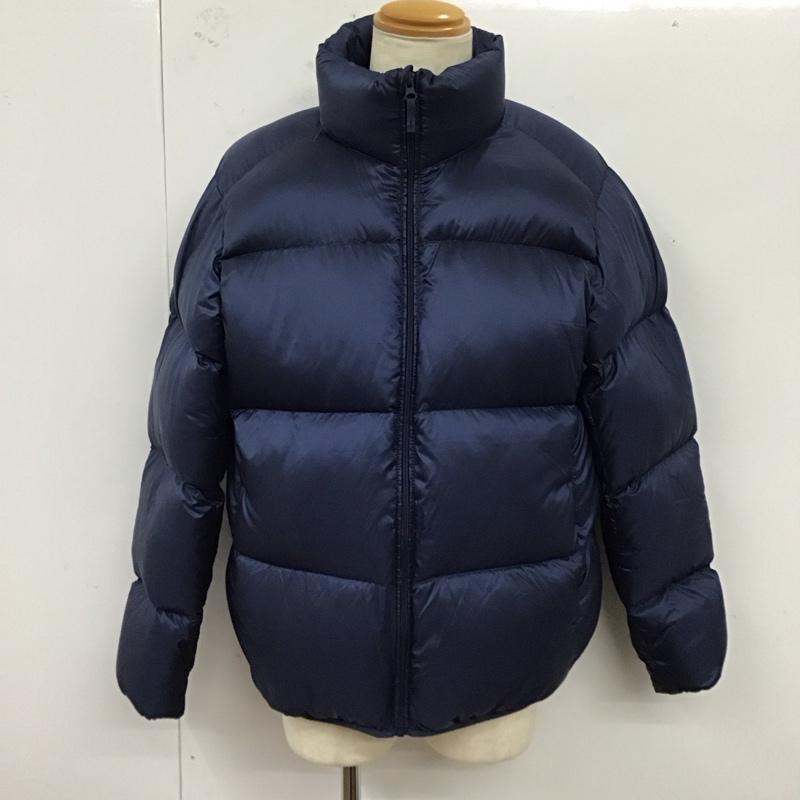 ユニクロ UNIQLO ジャケット、上着 ダウンジャケット 311-422225 ウルトラライトダウンボリュームジャケット XL 無地 紺 / ネイビー /  メンズ USED 古着 中古 10121292