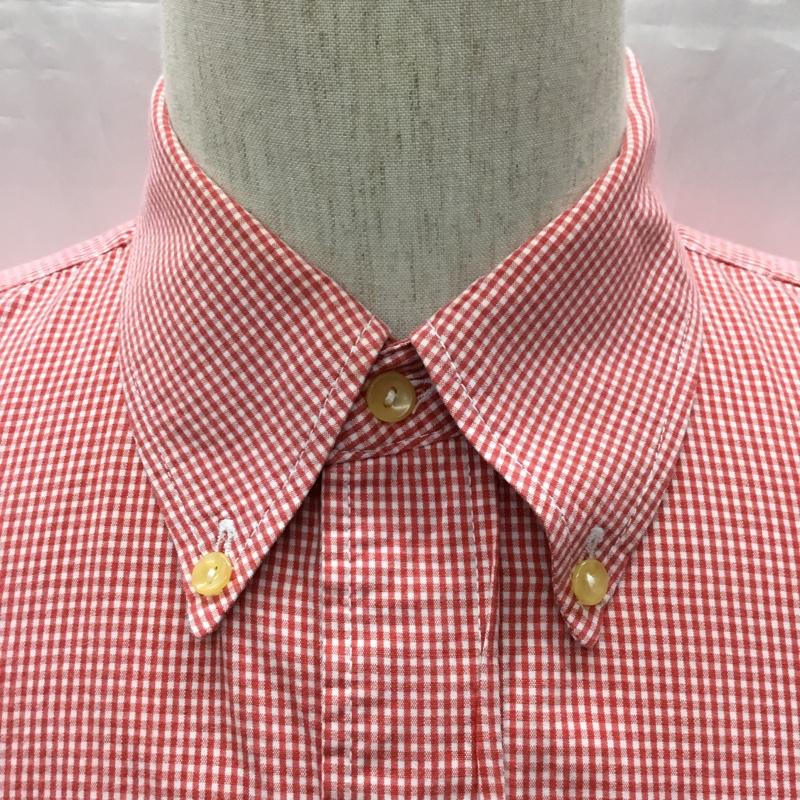 リーバイス Levi s シャツ、ブラウス 半袖 半袖シャツ カラーシャツ 半袖カットソー チェックシャツ L チェック 赤 / レッド / X 白 / ホワイト /  メンズ USED 古着 中古 10115819