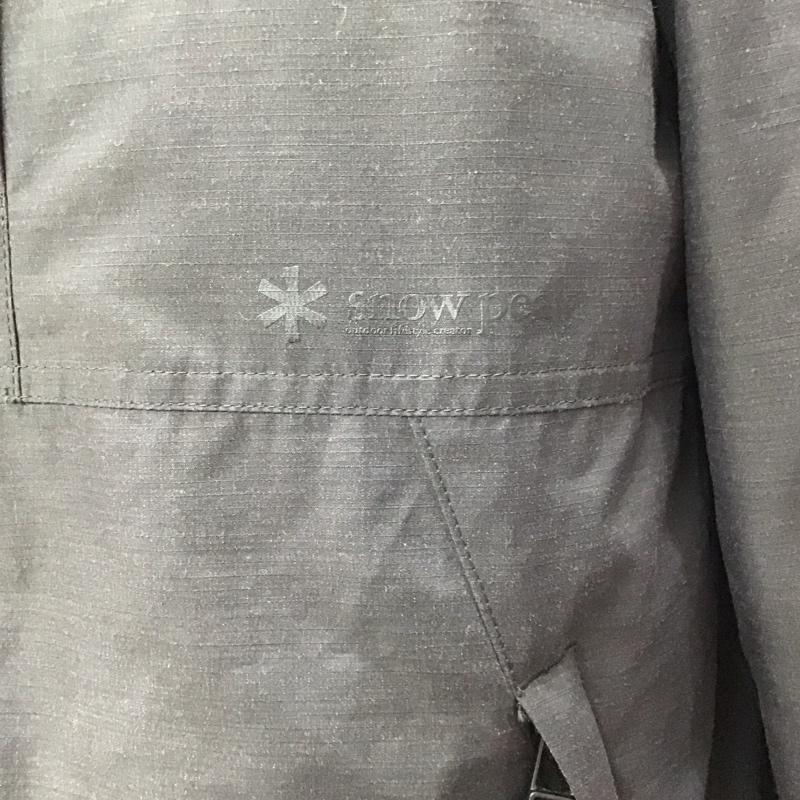 スノーピーク Snow Peak ジャケット、上着 ジャンパー、ブルゾン jk-17au004 17aw ファイヤーレジスタンス ダウンジャケット ジップアップジャケット L ロゴ、文字 黒 / ブラック /  メンズ USED 古着 中古 10116258