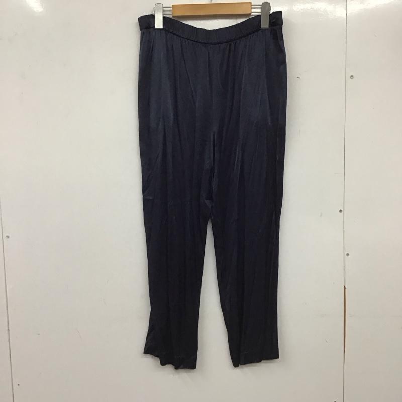 ザラ ZARA パンツ スラックス 9479 076 401 イージーパンツ ワイドパンツ S 無地 紺 / ネイビー /  レディース USED 古着 中古 10139248