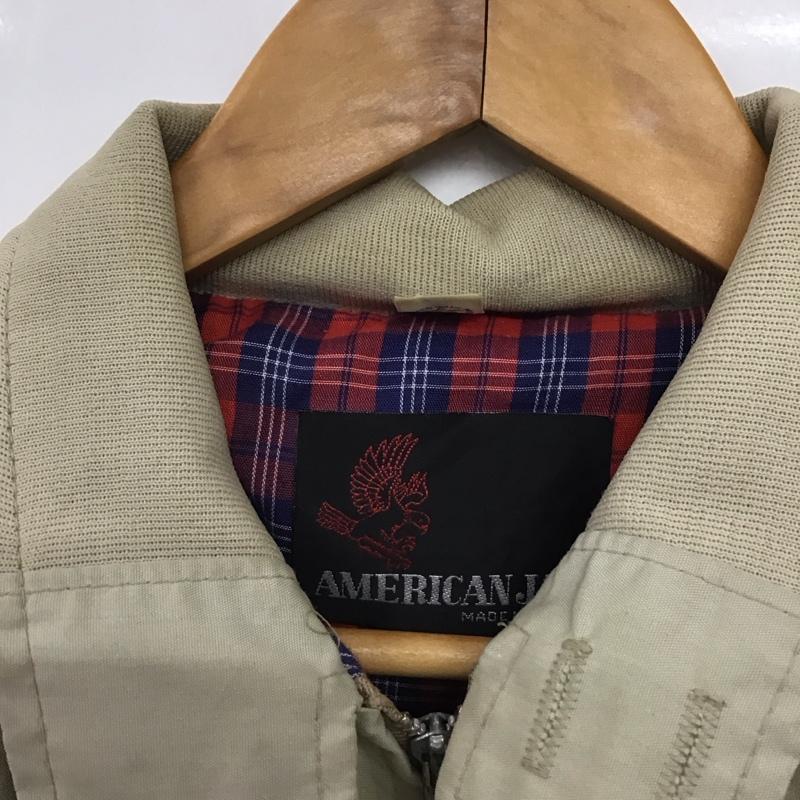 古着 USED ジャケット、上着 ジャンパー、ブルゾン ジップアップジャケット アウター 古着 M 無地 ベージュ / ベージュ /  メンズ USED 古着 中古 10143468