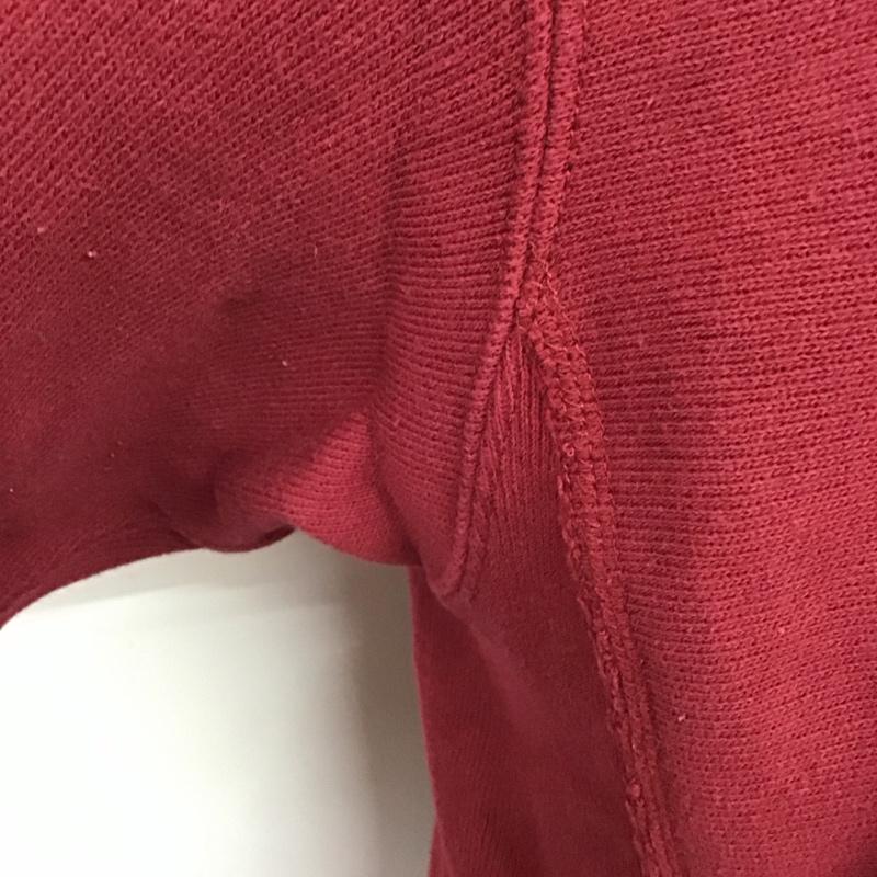チャンピオン Champion パーカー 長袖 C3-L107 リバースウィーブスウェットパーカー 長袖パーカー スウェット L ロゴ、文字 えんじ / ワインレッド /  メンズ USED 古着 中古 10124086