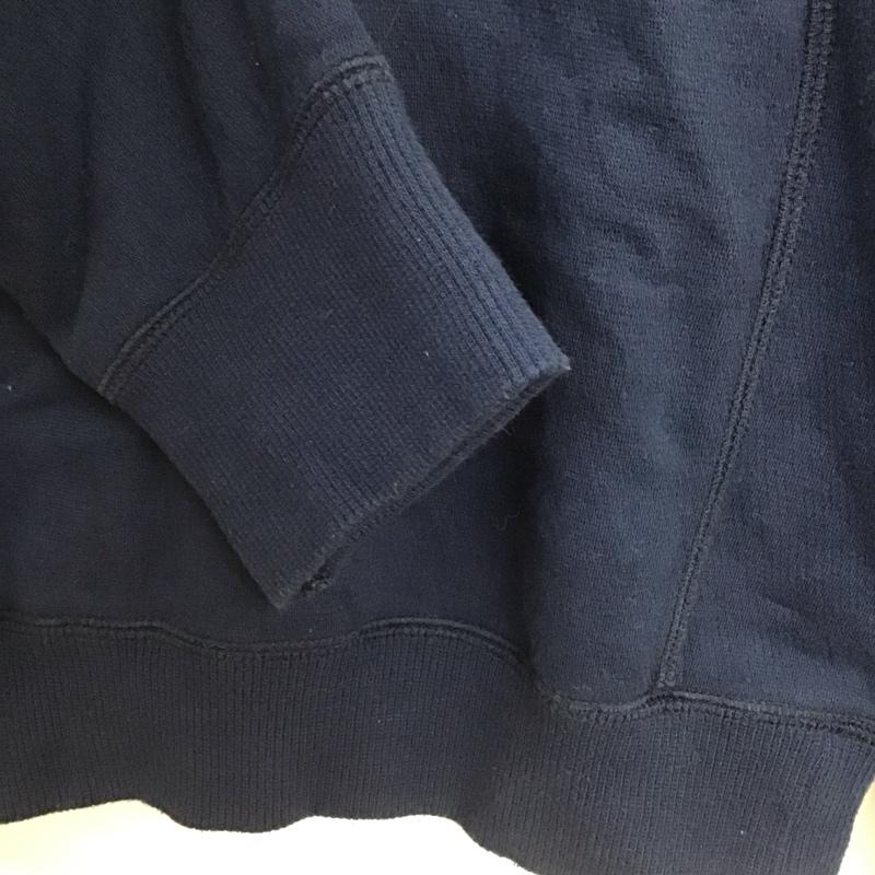 ハリウッドランチマーケット H.R MARKET トレーナー 長袖 長袖トレーナー スウェット クルーネック プルオーバー 1 無地 紺 / ネイビー /  メンズ USED 古着 中古 10141796