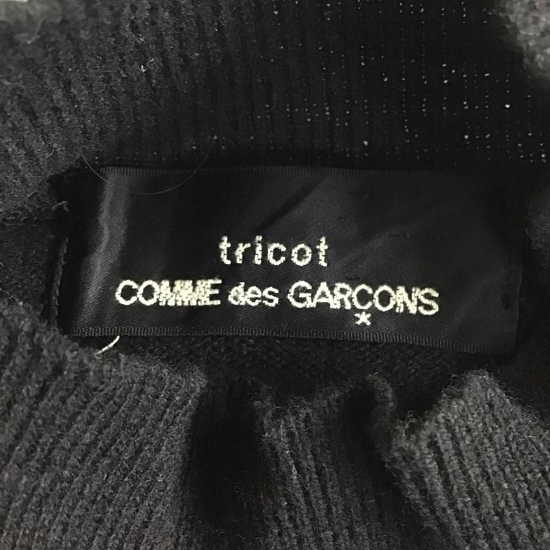トリココムデギャルソン tricot COMME des GARSONS ニット、セーター 長袖 TN-040220 スタンドネック モックネック 無地 黒 / ブラック /  レディース USED 古着 中古 10118343