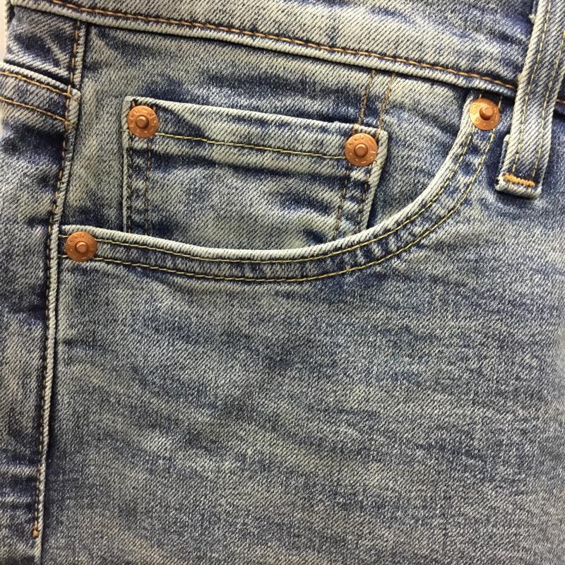 リーバイストラウスアンドコー Levi Strauss & co. パンツ デニム、ジーンズ デニムパンツ ストレートパンツ スリムパンツ カジュアルパンツ 28インチ 無地 インディゴ / インディゴ /  メンズ USED 古着 中古 10120485