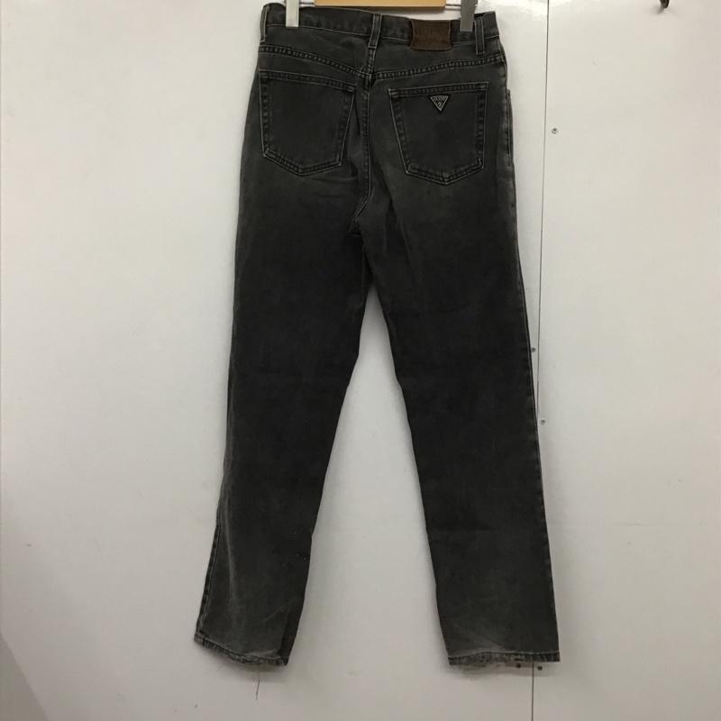 ゲス Guess パンツ デニム、ジーンズ デニムパンツ スリムパンツ カジュアルパンツ 30インチ ロゴ、文字 灰 / グレー /  メンズ USED 古着 中古 10143861