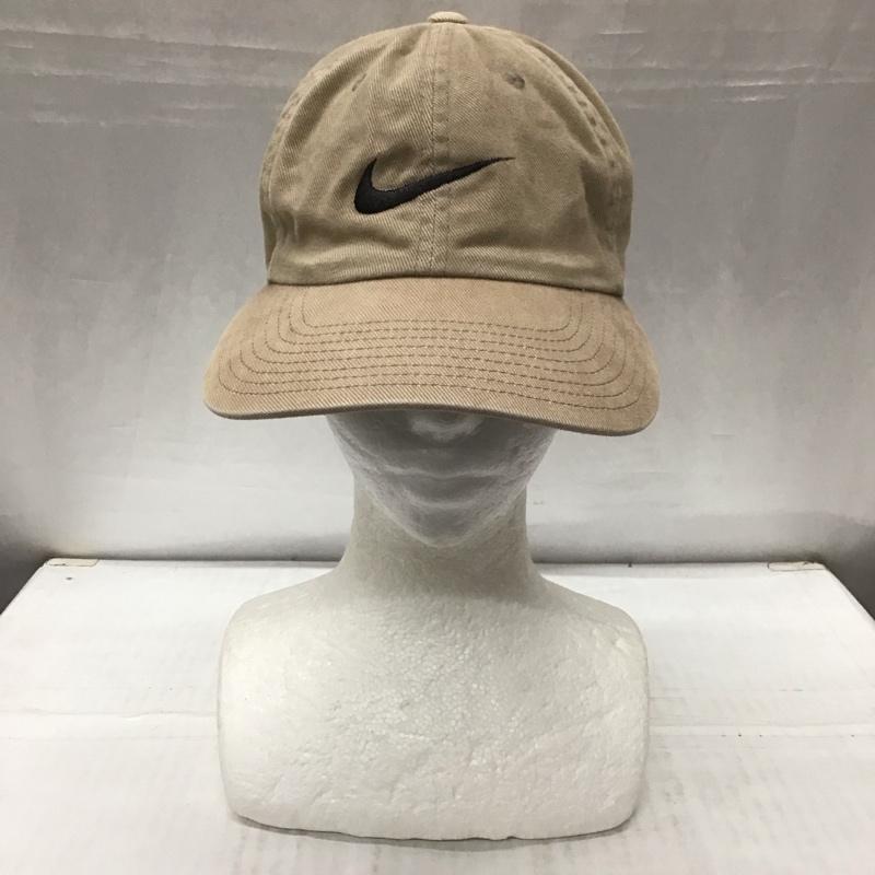 ナイキ NIKE 帽子 キャップ コットン ワンポイント ベージュ / ベージュ /  メンズ USED 古着 中古 10113445