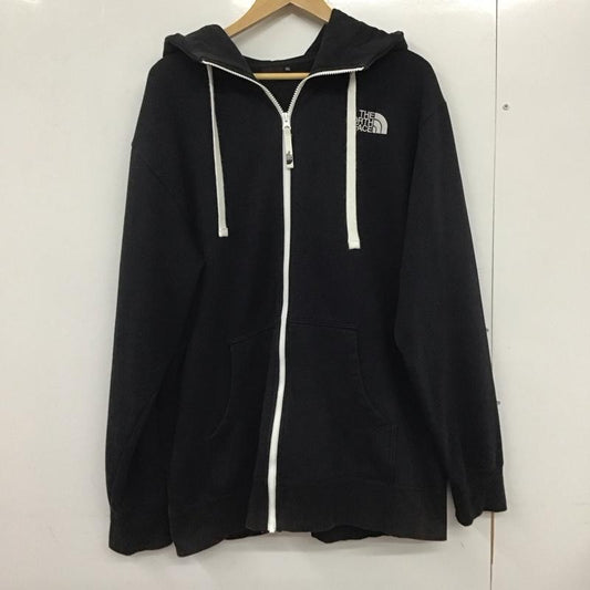 ザノースフェイス THE NORTH FACE パーカー 長袖 nt12442 リアビューフルジップフーディ ジップアップパーカー XL ロゴ、文字 黒 / ブラック /  メンズ USED 古着 中古 10133262