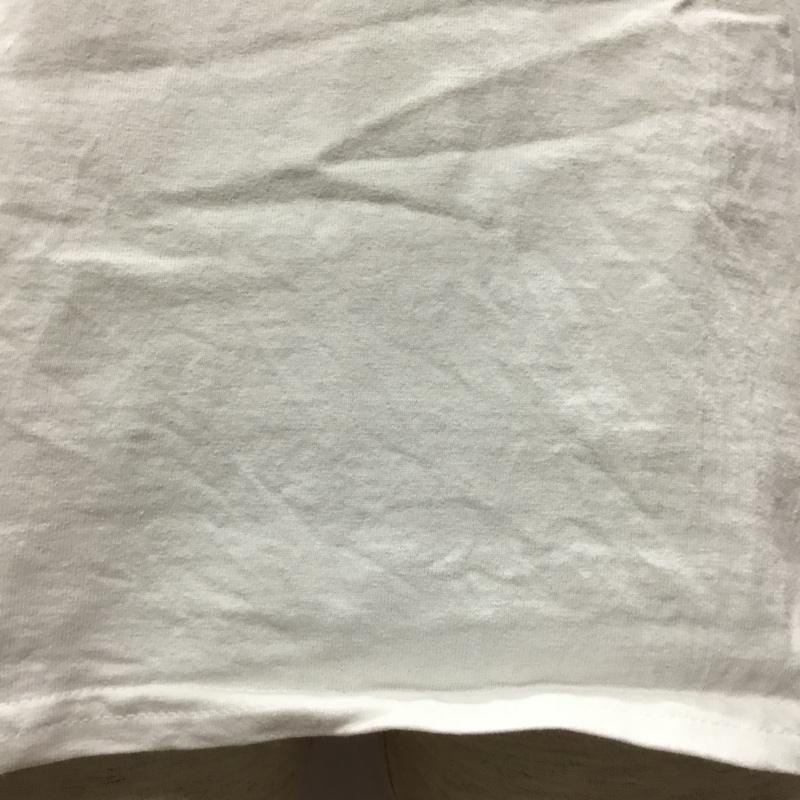 チャンピオン Champion Tシャツ 半袖 半袖カットソー プリントTシャツ クルーネックカットソー M 無地 白 / ホワイト /  メンズ USED 古着 中古 10117721