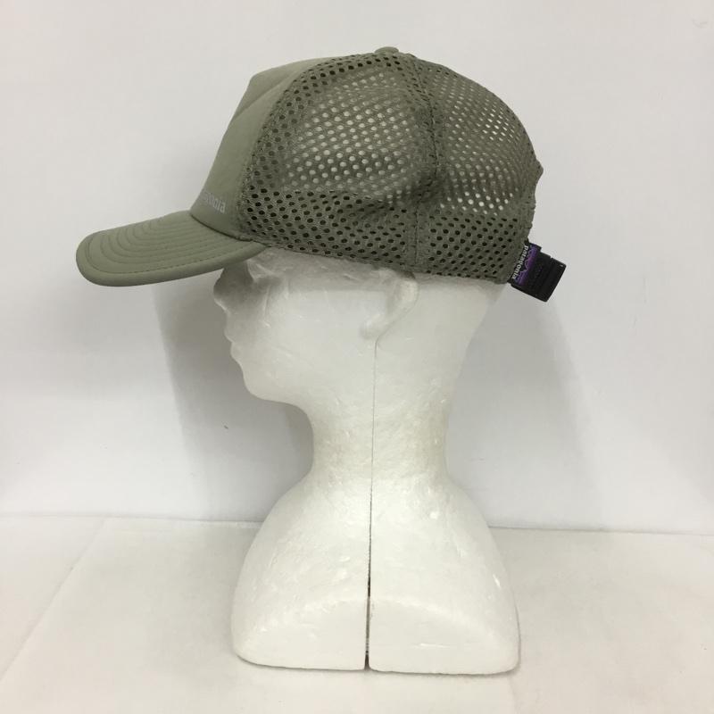 パタゴニア patagonia 帽子 キャップ メッシュキャップ ロゴ、文字 カーキ / カーキ /  メンズ USED 古着 中古 10143290
