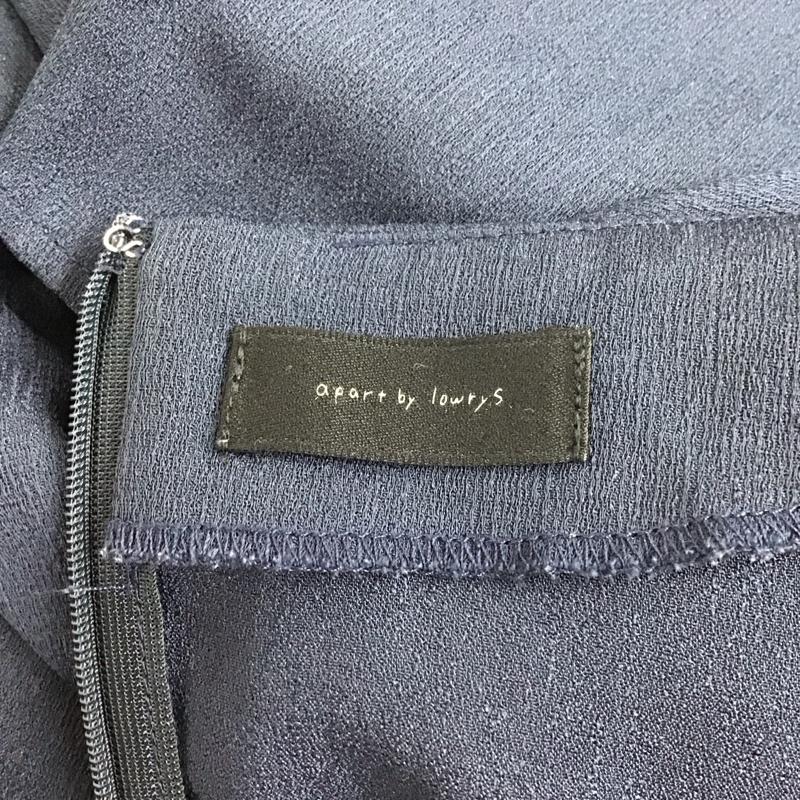 アパートバイローリーズ apart by lowrys ワンピース ロングスカート AP271012TK Vネック 半袖 FREE 無地 紺 / ネイビー /  レディース USED 古着 中古 10115502