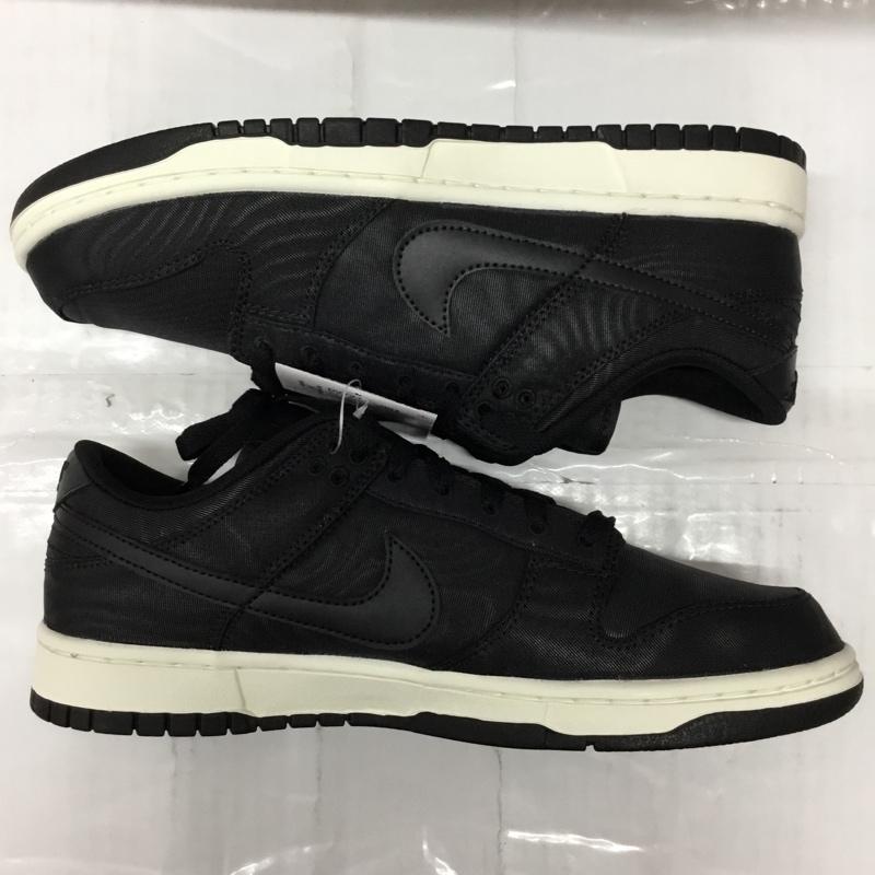 ナイキ NIKE スニーカー スニーカー DV7211 001 DUNK LOW RETRO PREMIUM 27cm 箱有 27.0cm ロゴ、文字 黒 / ブラック / X 白 / ホワイト /  メンズ USED 古着 中古 10106310