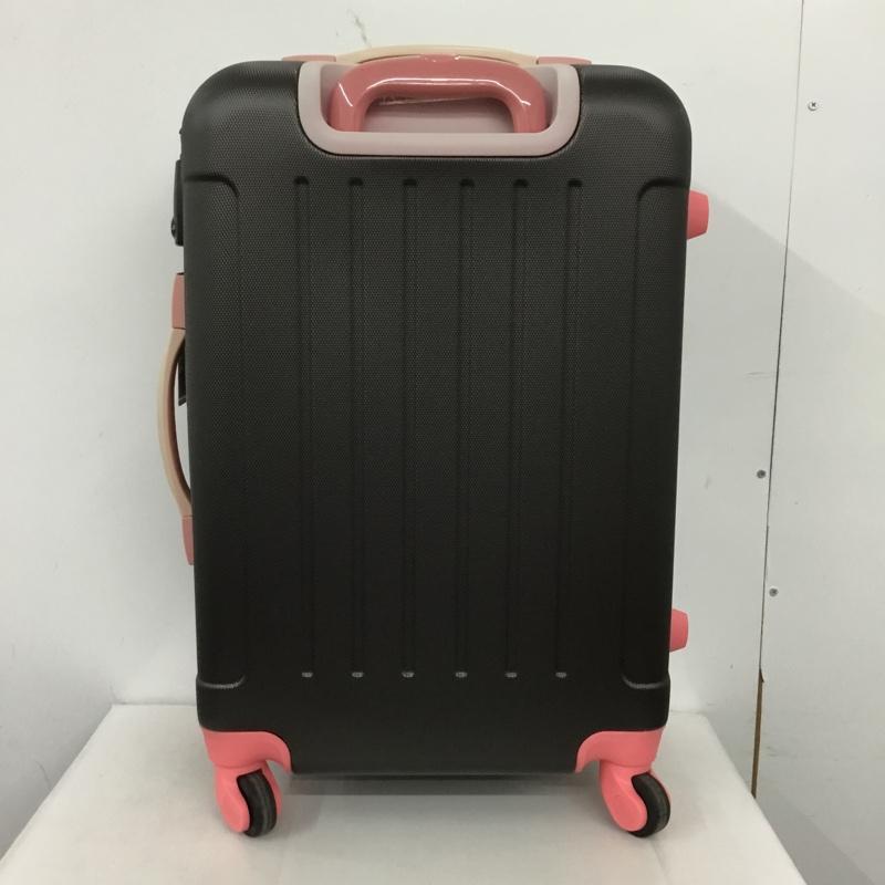 レジェンドウォーカー LEGEND WALKER スーツケース、トランク スーツケース、トランク 5082-55 エンボス加工ファスナータイプスーツケース キャリーケース 無地 茶 / ブラウン / X 桃 / ピンク /  レディース USED 古着 中古 10147810