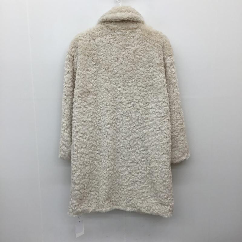 ダブルクローゼット w closet コート 毛皮、ファー 341089 フェイクファー FREE 無地 ベージュ / ベージュ / X アイボリー / アイボリー /  レディース USED 古着 中古 10142539