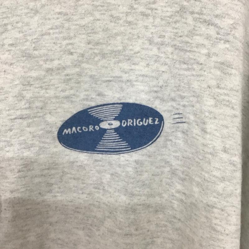 ニコアンド niko and... Tシャツ 半袖 半袖カットソー プリントTシャツ クルーネックカットソー L プリント 灰 / グレー /  メンズ USED 古着 中古 10135467