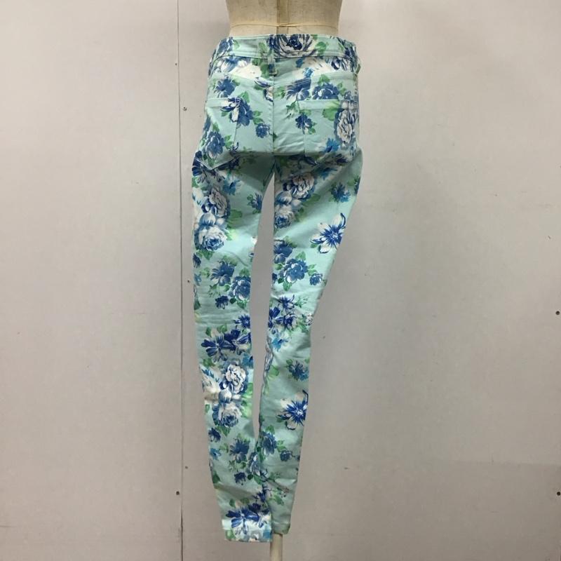 エモダ EMODA パンツ デニム、ジーンズ スリムパンツ カジュアルパンツ ストレートパンツ ストレッチパンツ 2 プリント マルチカラー / マルチカラー /  レディース USED 古着 中古 10116993