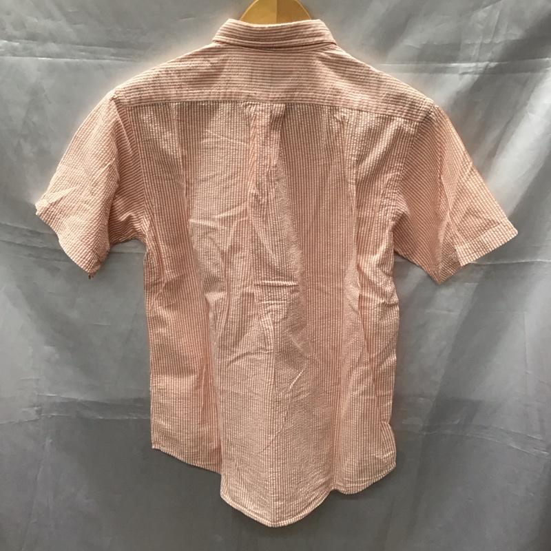 ポロバイラルフローレン Polo by RALPH LAUREN シャツ、ブラウス 半袖 半袖シャツ ストライプシャツ ボタンダウンシャツ ストライプ 白 / ホワイト / X 橙 / オレンジ /  ボーイズ USED 古着 中古 10111015