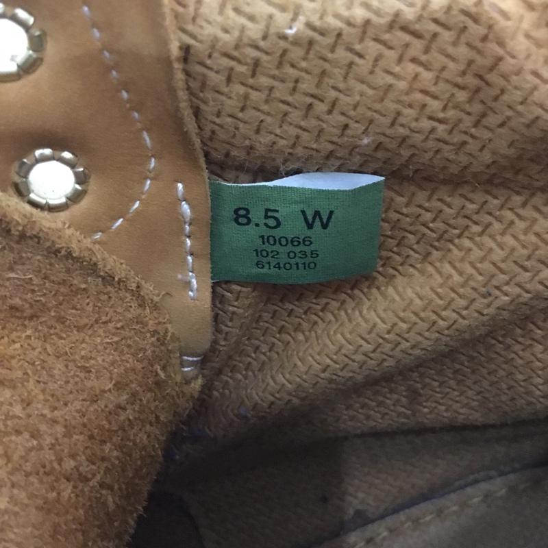 ティンバーランド Timberland ブーツ ショートブーツ 10066 6inch BASIC BOOT 8.5W ワンポイント キャメル / キャメル /  メンズ USED 古着 中古 10136297