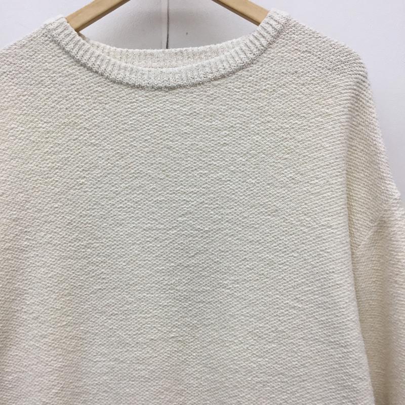 クレプスキュール crepuscule ニット、セーター 七分袖 1401-017 FREE 無地 アイボリー / アイボリー /  レディース USED 古着 中古 10143160