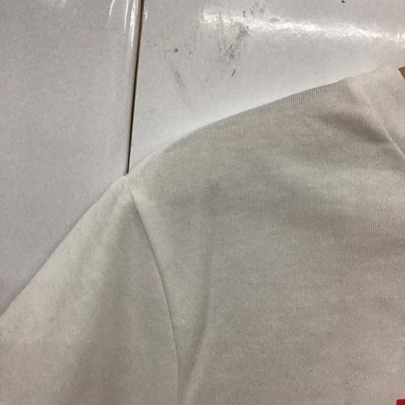 ザノースフェイス THE NORTH FACE Tシャツ 半袖 NTJ32252 ショートスリーブカラードスクエアロゴティー キッズ 150cm 150cm ロゴ、文字 白 / ホワイト /  ボーイズ USED 古着 中古 10118095
