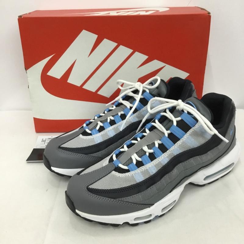 ナイキ NIKE スニーカー スニーカー DM0011 003 AIR MAX 95 28cm 箱有 28.0cm ロゴ、文字 白 / ホワイト / X 灰 / グレー / X 青 / ブルー /  メンズ USED 古着 中古 10128879