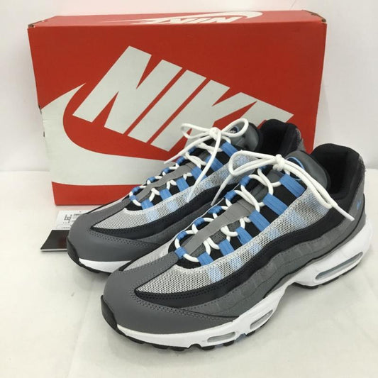 ナイキ NIKE スニーカー スニーカー DM0011 003 AIR MAX 95 28cm 箱有 28.0cm ロゴ、文字 白 / ホワイト / X 灰 / グレー / X 青 / ブルー /  メンズ USED 古着 中古 10128879