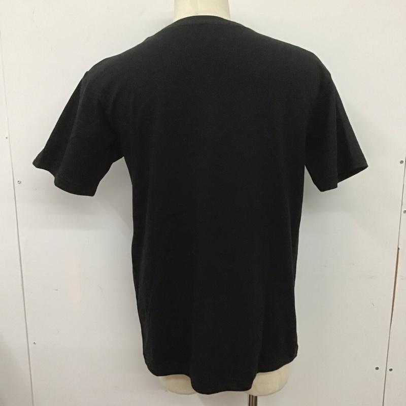 チャンピオン Champion Tシャツ 半袖 半袖カットソー プリントTシャツ クルーネックカットソー XL 無地 黒 / ブラック /  メンズ USED 古着 中古 10126525