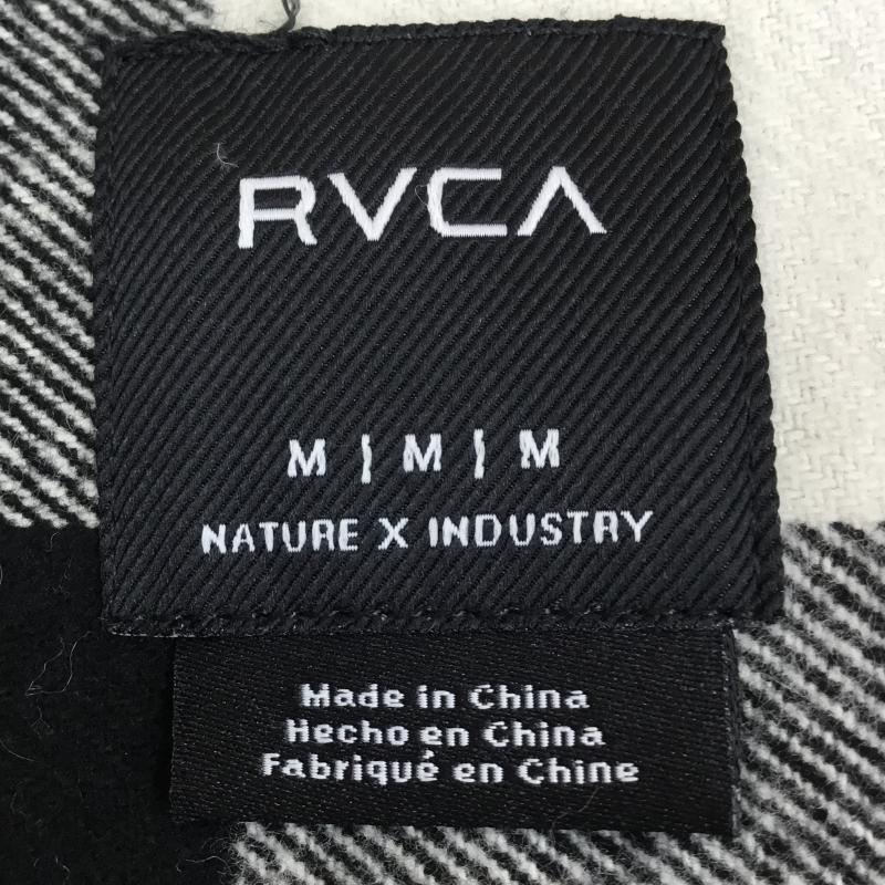 ルーカ RVCA シャツ、ブラウス 長袖 BA042-106 M チェック 黒 / ブラック / X 白 / ホワイト /  メンズ USED 古着 中古 10143952