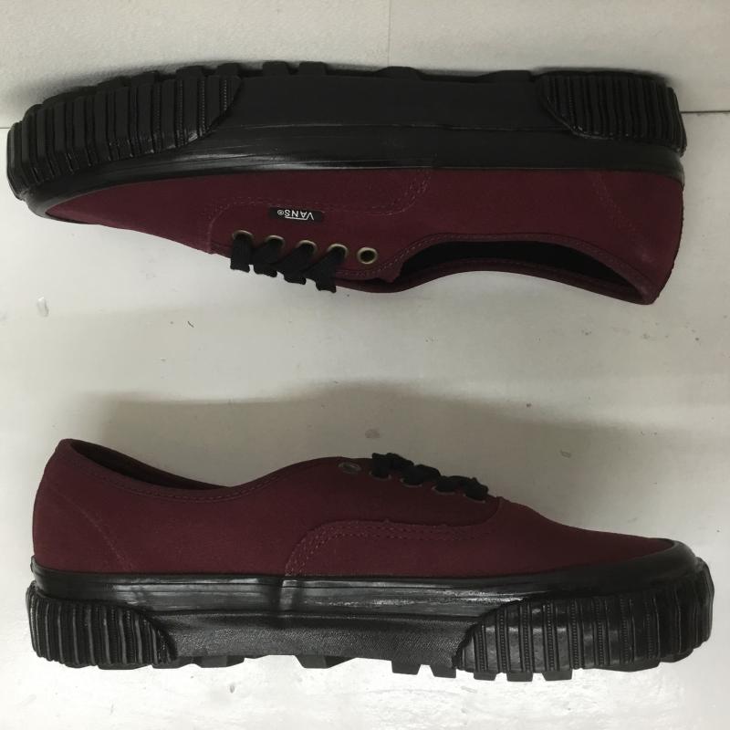 バンズ VANS スニーカー スニーカー ANAHEIM FACTORY AUTHENTIC 44 LUG DX SUEDE PORT VN0005U4PRT1 26.5cm えんじ / ワインレッド / X 黒 / ブラック /  メンズ USED 古着 中古 10108129