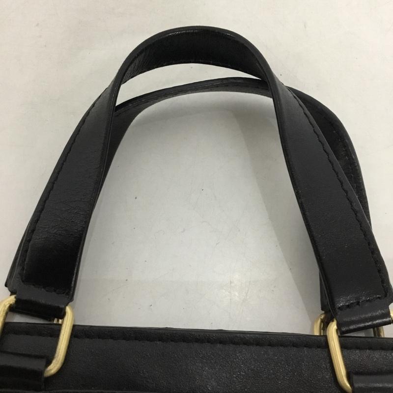 ザラ ZARA ハンドバッグ ハンドバッグ 無地 黒 / ブラック /  レディース USED 古着 中古 10144339