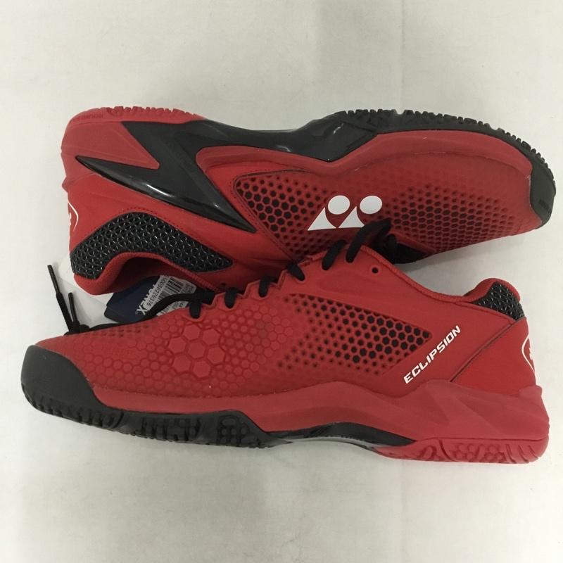 ヨネックス YONEX スニーカー スニーカー SHTE2MGC テニスシューズ パワークッションエクリプション2 27cm 27.0cm ロゴ、文字 赤 / レッド / X 黒 / ブラック /  メンズ USED 古着 中古 10142467