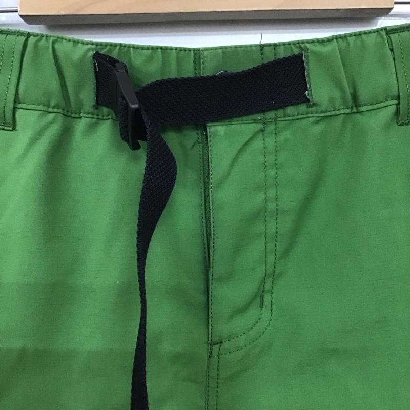 コロンビア Columbia パンツ ショートパンツ ショートパンツ ハーフパンツ カジュアルパンツ L ロゴ、文字 緑 / グリーン /  レディース USED 古着 中古 10128952