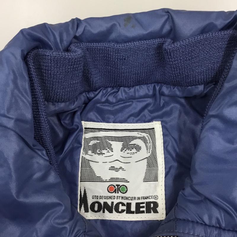 モンクレール MONCLER ジャケット、上着 ジャケット、ブレザー ジップアップジャケット ナイロンジャケット アウター カジュアルジャケット 80S GTO M ロゴ、文字 青 / ブルー /  メンズ USED 古着 中古 10106578