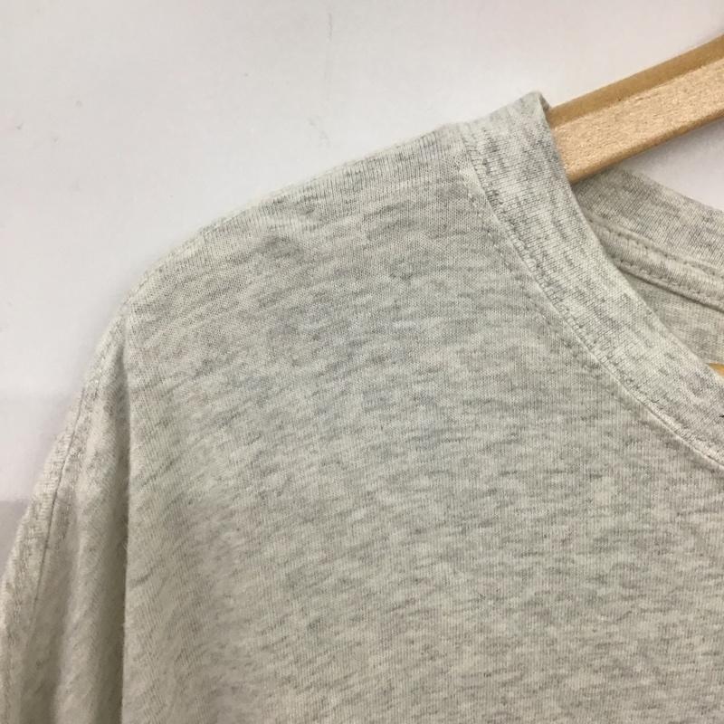 ニコアンド niko and... Tシャツ 半袖 半袖カットソー プリントTシャツ クルーネックカットソー L プリント 灰 / グレー /  メンズ USED 古着 中古 10135467