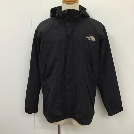 ザノースフェイス THE NORTH FACE ジャケット、上着 ジャンパー、ブルゾン ジップアップジャケット ジャンパー ジャケット カジュアルジャケット アウター ロゴ、文字 黒 / ブラック /  メンズ USED 古着 中古 10115617