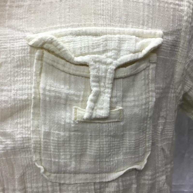 ディーゼル DIESEL シャツ、ブラウス 半袖 半袖シャツ カラーシャツ 半袖カットソー プリントシャツ M プリント 白 / ホワイト /  メンズ USED 古着 中古 10106489
