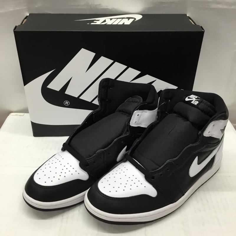 ナイキ NIKE スニーカー スニーカー DZ5485-010 AIR JORDAN 1 RETRO HIGH OG 28.5cm 箱有 28.5cm ロゴ、文字 黒 / ブラック / X 白 / ホワイト /  メンズ USED 古着 中古 10107876