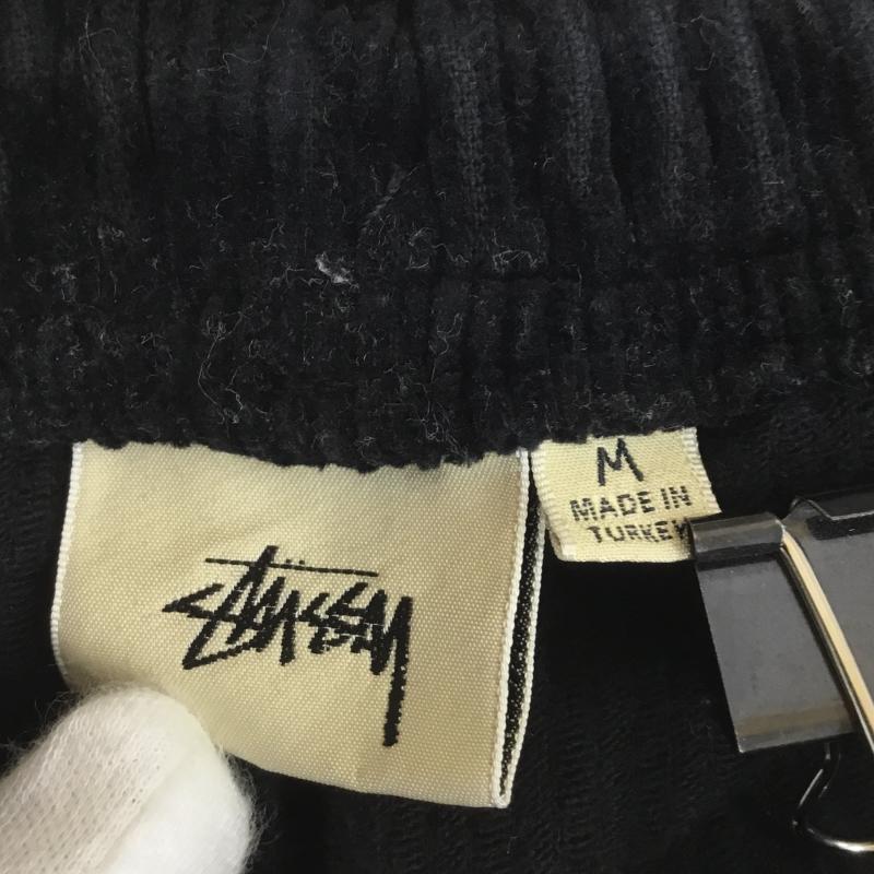 ステューシー STUSSY パンツ ワークパンツ、ペインターパンツ コーデュロイパンツ M ロゴ、文字 黒 / ブラック /  メンズ USED 古着 中古 10119030