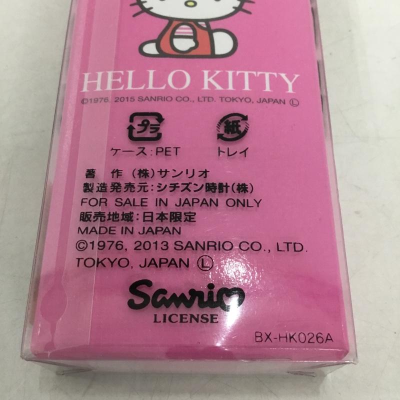 シチズン CITIZEN 腕時計 アナログ（クォーツ式） ハローキティ HELLO KITTY 日本製 0007N003 キャラクター 桃 / ピンク /  レディース USED 古着 中古 10144147