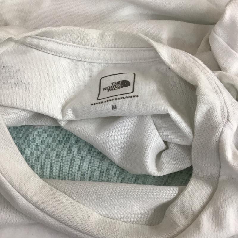 ザノースフェイス THE NORTH FACE Tシャツ 半袖 nt31942 3DLogoTee 半袖カットソー プリントTシャツ M プリント 白 / ホワイト /  メンズ USED 古着 中古 10113911