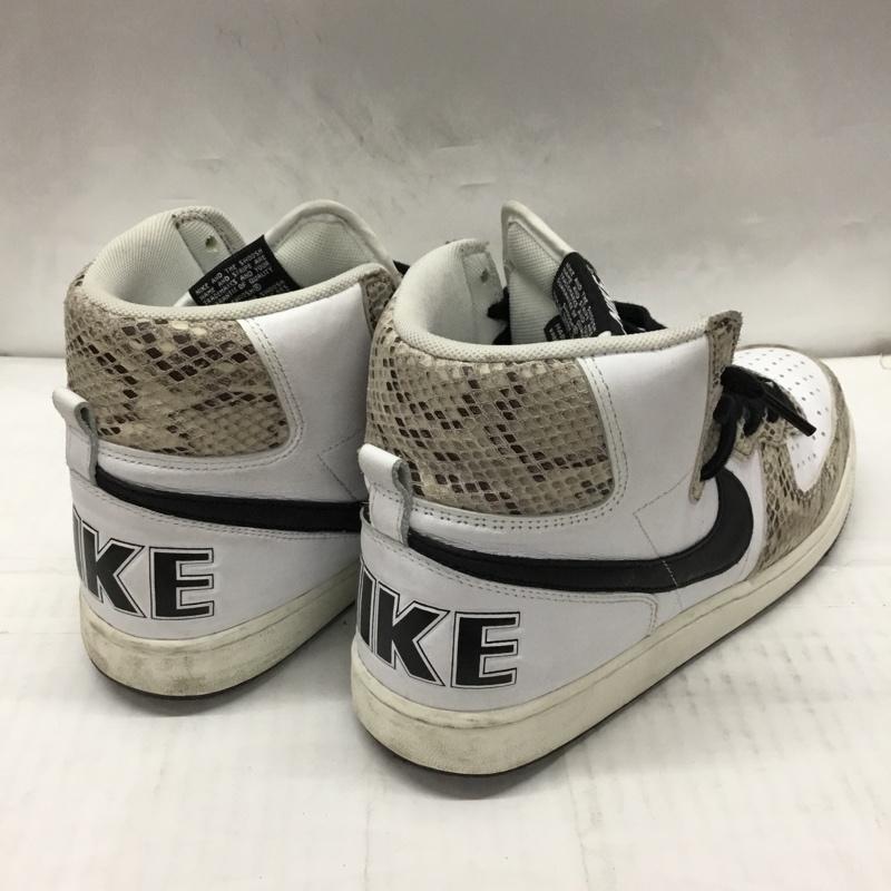 ナイキ NIKE スニーカー スニーカー FB1318-100 TERMINATOR HIGH 28cm 箱有 スネーク 28.0cm ロゴ、文字 白 / ホワイト / X 黒 / ブラック / X ベージュ / ベージュ /  メンズ USED 古着 中古 10107571