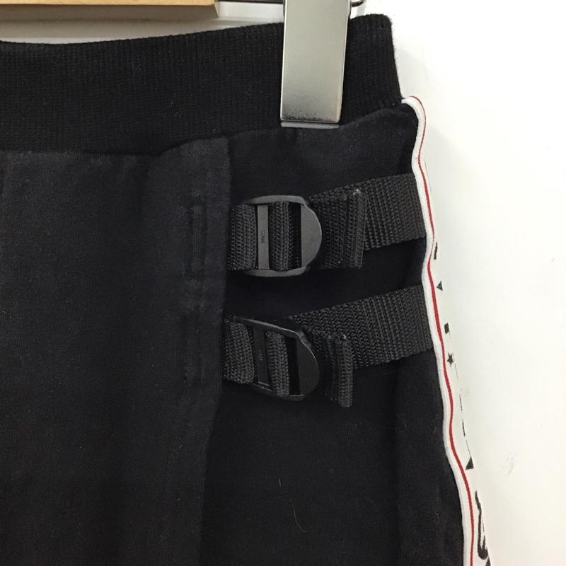 エックスガール X-girl パンツ ショートパンツ ショートパンツ ハーフパンツ カジュアルパンツ 110cm ロゴ、文字 黒 / ブラック /  ガールズ USED 古着 中古 10117503