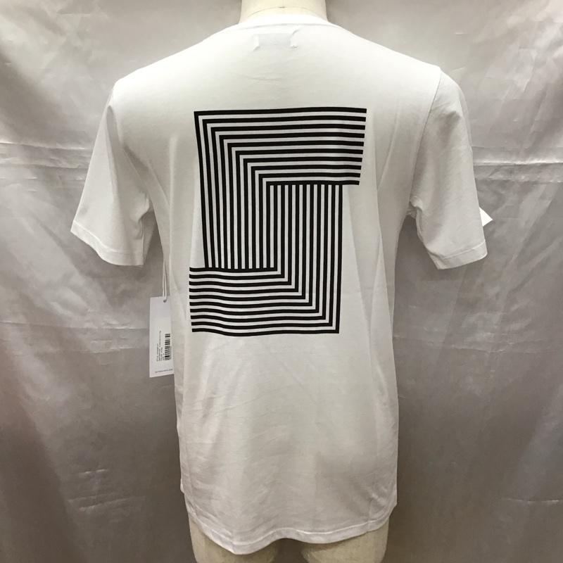 サタデーズサーフニューヨークシティー SATURDAYS SURF NYC Tシャツ 半袖 半袖カットソー プリントTシャツ クルーネックカットソー M ロゴ、文字 白 / ホワイト /  メンズ USED 古着 中古 10114116