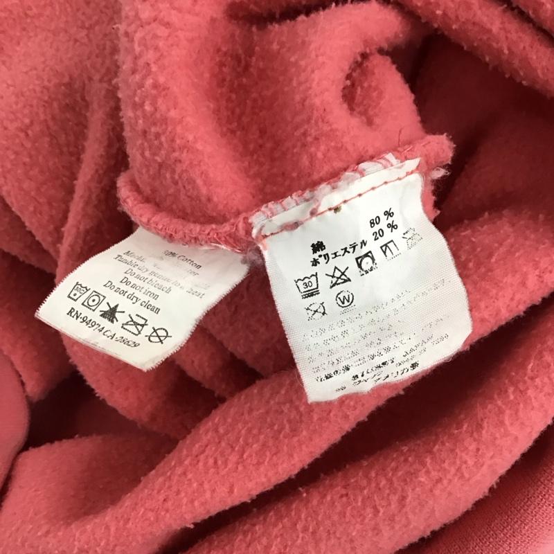 ステューシー STUSSY トレーナー 長袖 長袖 L ロゴ、文字 桃 / ピンク /  メンズ USED 古着 中古 10149974