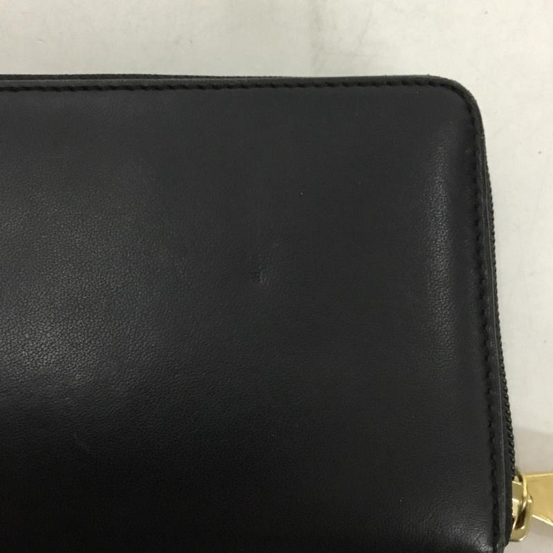 ヴィヴィアンウエストウッド Vivienne Westwood 財布 長財布 ラウンドファスナー 箱有 オーブ ワンポイント 黒 / ブラック /  レディース USED 古着 中古 10144927