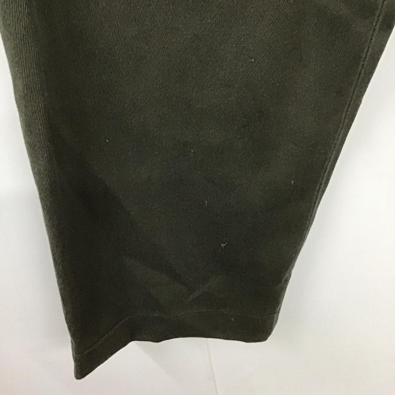 エディーバウアー Eddie Bauer パンツ スラックス カジュアルパンツ ワイドパンツ ストレートパンツ スラックス 00s 32インチ 無地 カーキ / カーキ /  メンズ USED 古着 中古 10107015