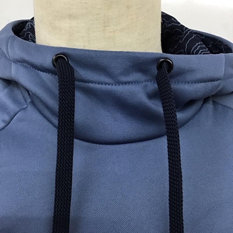 ナイキ NIKE パーカー 長袖 800308-404 パーカー スポーツウェア 長袖 S ロゴ、文字 青 / ブルー /  メンズ USED 古着 中古 10114194