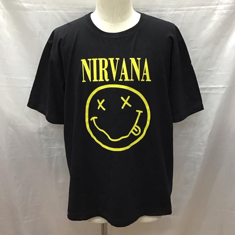古着 USED Tシャツ 半袖 バンドTシャツ NIRVANA ロゴ、文字 黒 / ブラック /  メンズ USED 古着 中古 10117072