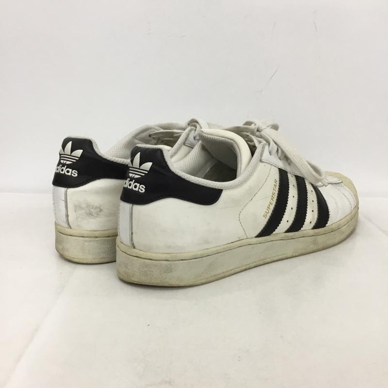 アディダス adidas スニーカー スニーカー C77124 SUPERSTAR スーパースター 27.5cm 27.5cm ロゴ、文字 白 / ホワイト / X 黒 / ブラック /  メンズ USED 古着 中古 10149440