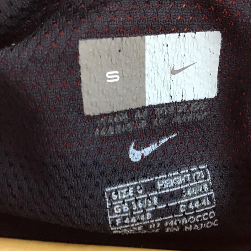 ナイキ NIKE カットソー 半袖 半袖カットソー プリントTシャツ スポーツウェア S ロゴ、文字 橙 / オレンジ /  メンズ USED 古着 中古 10150344